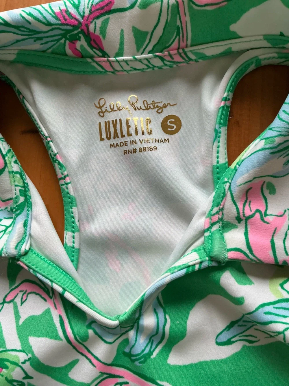 Lilly Pulitzer Girls  Sz S  Luxletic BLOSSOM  DANIA DRESS &  Shorts UPF50